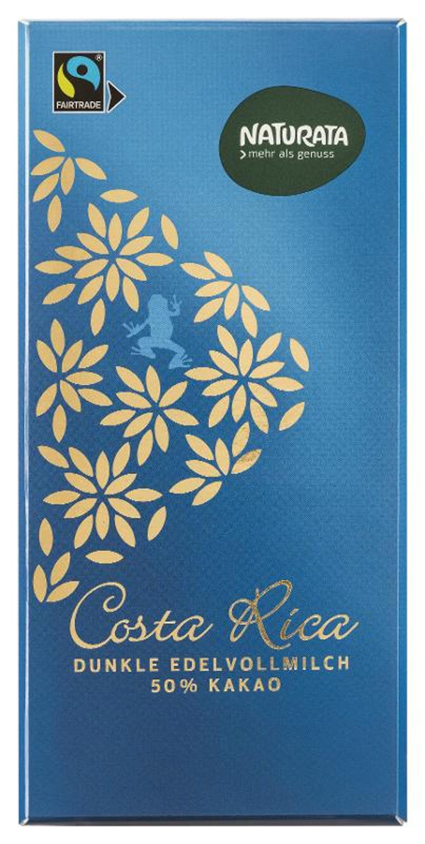 Produktfoto zu Schokolade Dunkle Edel Vollmilch 50%, Costa Rica