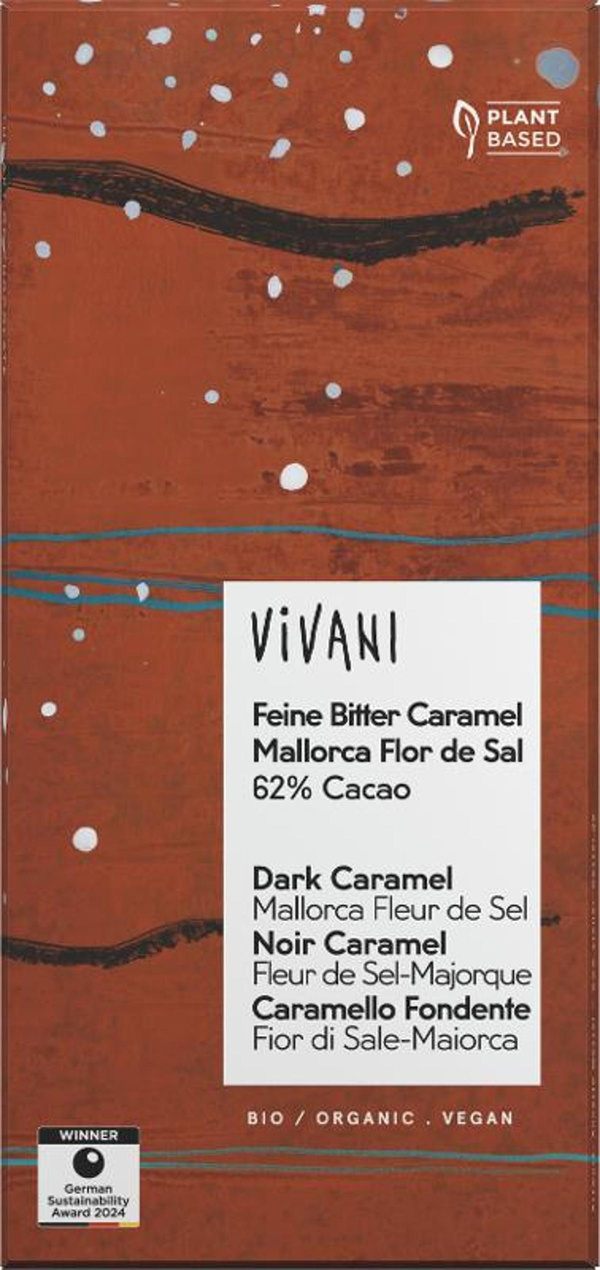 Produktfoto zu Schokolade, Feine Bitter Mallorca Flor de Sal, 62 % Cacao