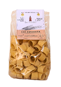 Produktfoto zu Calamarata Pasta aus Russello-Ur-Getreide, San Vicario