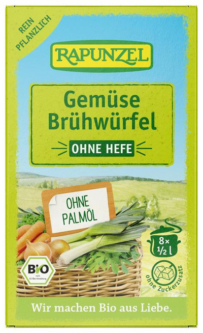 Produktfoto zu Brühwürfel Gemüse ohne Hefe