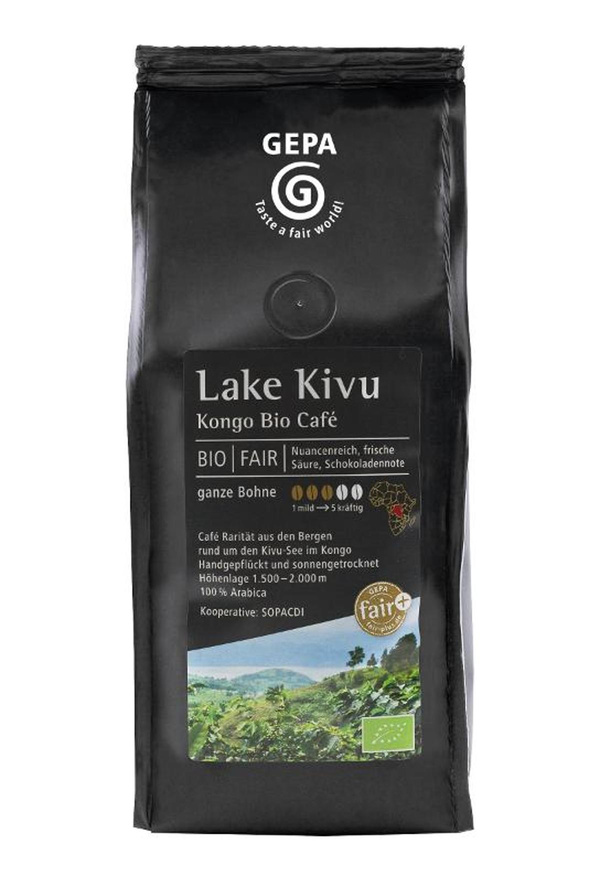 Produktfoto zu Kaffee Café Lake Kivu Bohne---