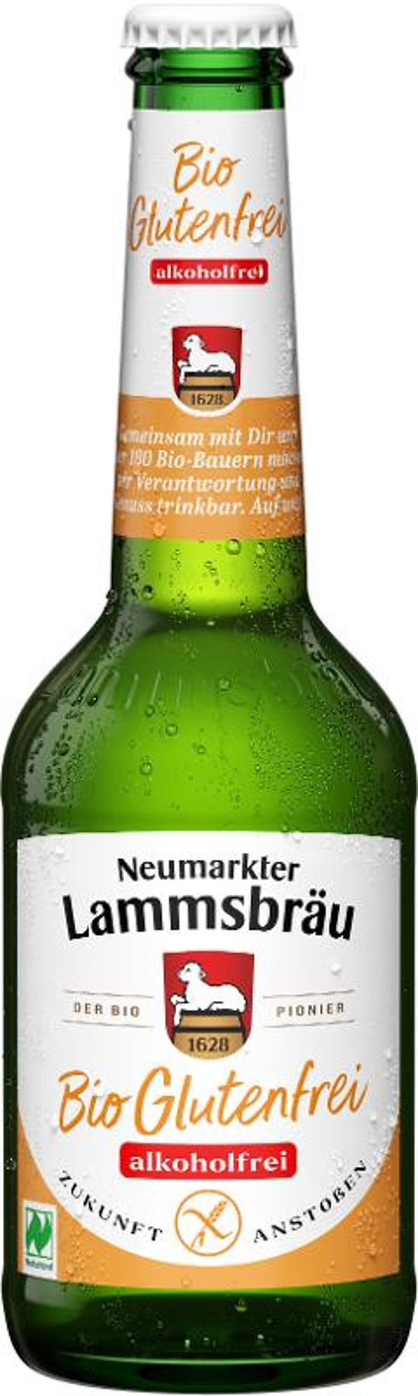 Produktfoto zu Lammsbräu glutenfrei und alkoholfrei EXTRAKISTE 10x0,33 l