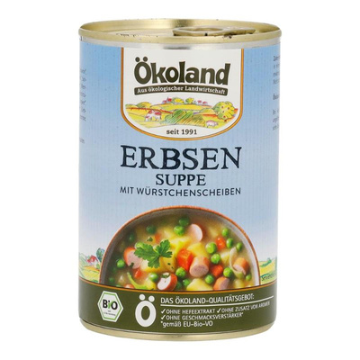 Produktfoto zu Suppe Erbsen 400 g