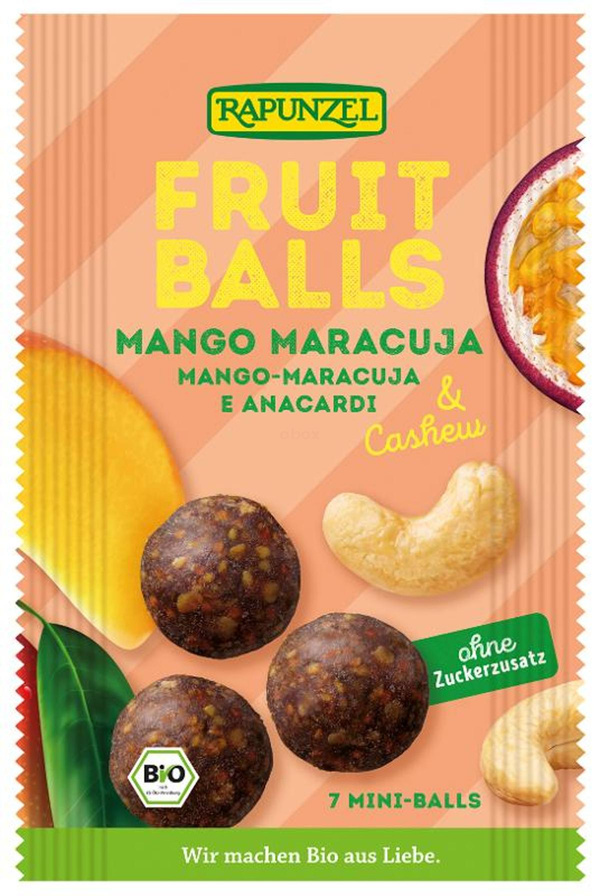 Produktfoto zu Fruit-Balls Mango-Maracuja & Cashew