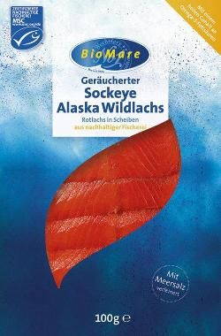 Produktfoto zu Sockeye Alaska Wildlachs, geräuchert