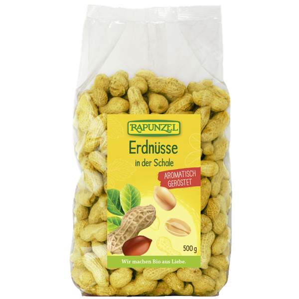 Produktfoto zu Erdnüsse 500 g mit Schale