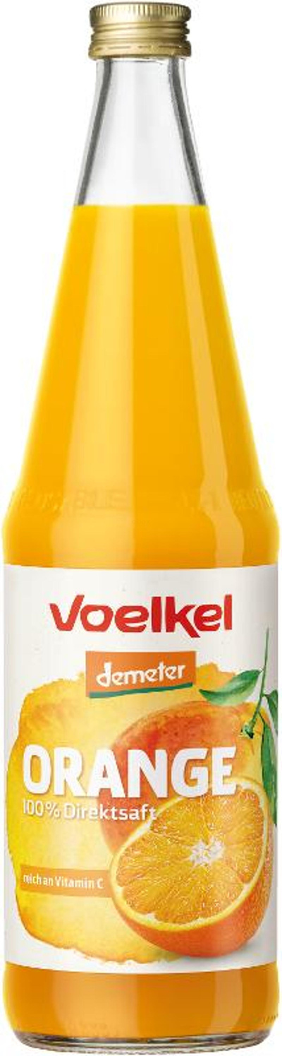 Produktfoto zu Orangensaft Völkel 8 x 0,5 l
