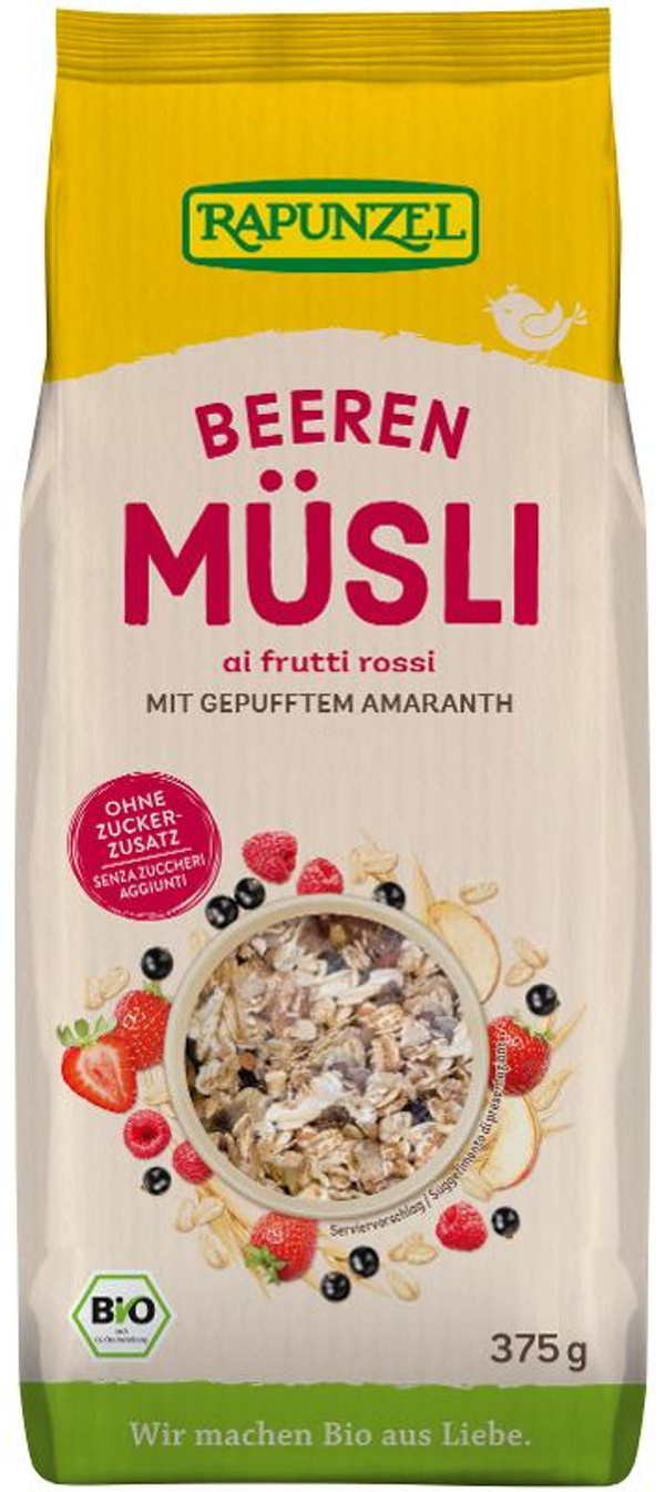 Produktfoto zu Alpen-Amaranth Müsli Beeren