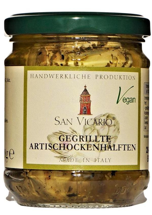 Produktfoto zu Gegrillte Artischocken halbier