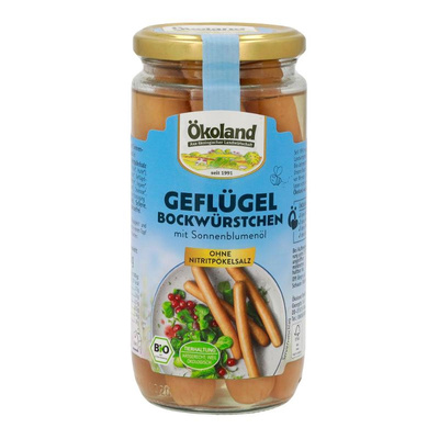 Produktfoto zu Geflügel Bockwürstchen SB