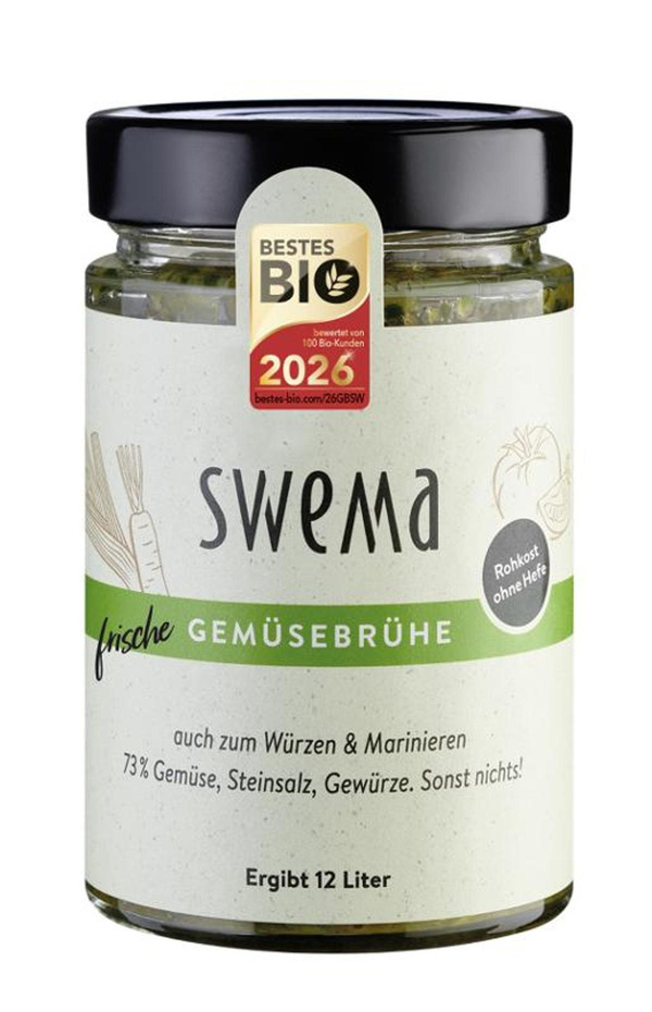 Produktfoto zu Swema, Frische Gemüsebrühe, roh und hefefrei