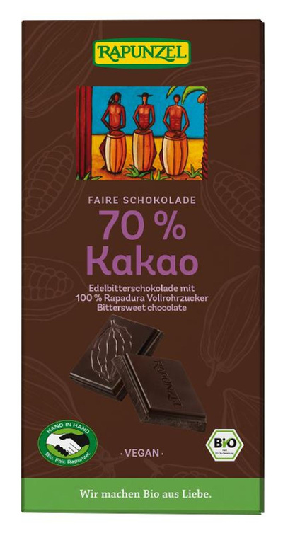 Produktfoto zu Schoki Edelbitter 70%