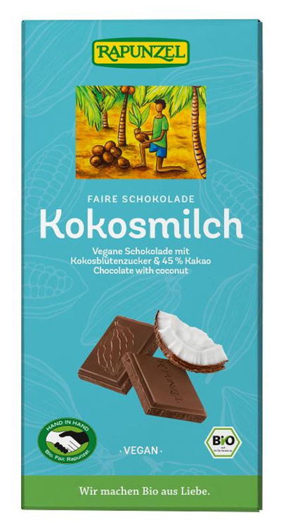 Produktfoto zu Schokolade Kokosmilch HIH