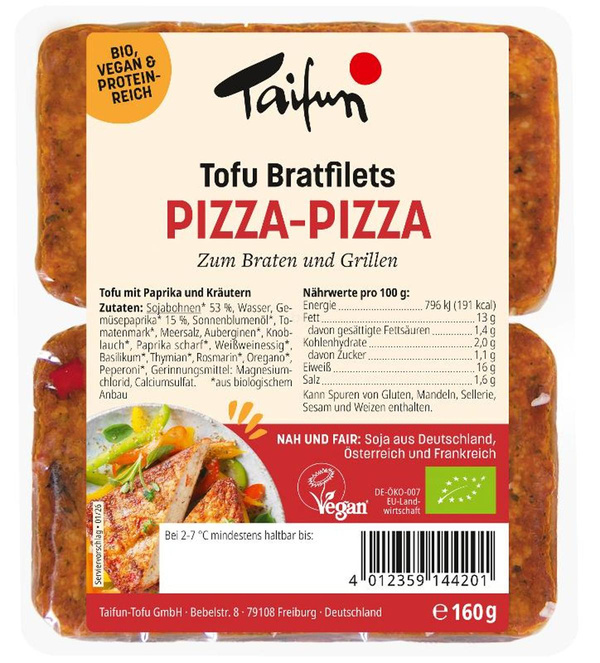 Produktfoto zu Pizza Pizza BratfiletsTofu