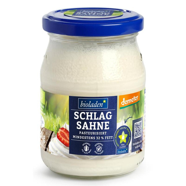 Produktfoto zu b* Schlagsahne Glas 250 g