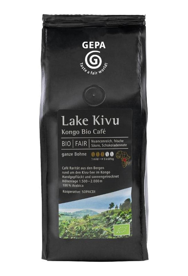 Produktfoto zu Kaffee Café Lake Kivu Bohne---