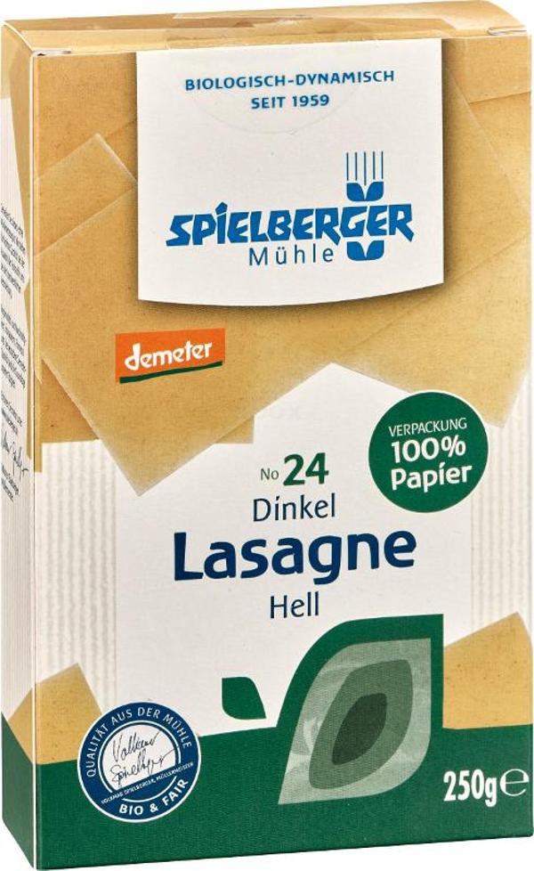 Produktfoto zu Dinkel Lasagne hell