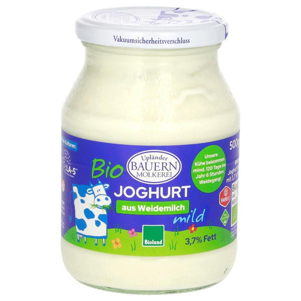 Produktfoto zu Joghurt natur 3,7% cremig gerührt