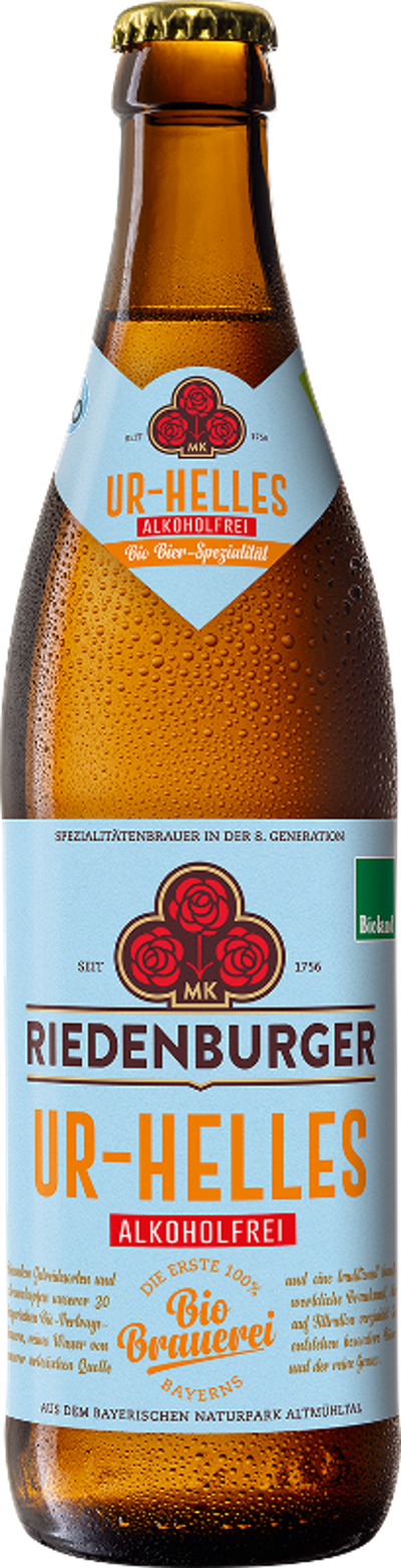 Produktfoto zu Riedenburger Helles alkfrei