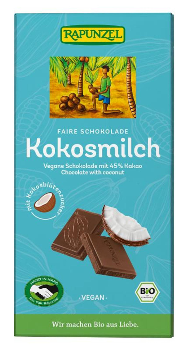 Produktfoto zu Schokolade Kokosmilch HIH