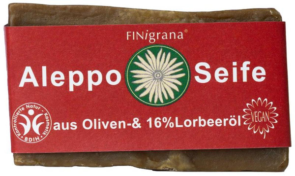 Produktfoto zu Aleppo Seife mit Lorbeeröl