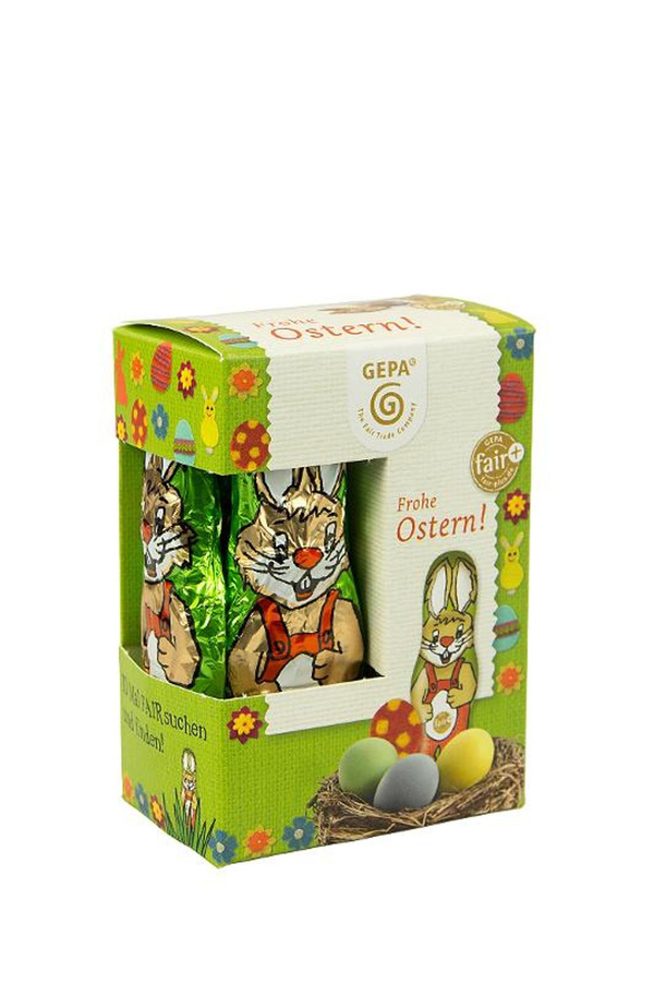 Produktfoto zu Osterhase Schokolade 10 er