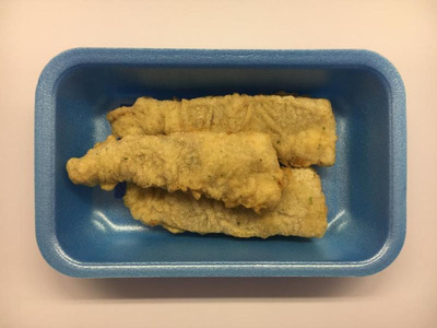 Produktfoto zu V-Seelachsfilet in Backteig VORBESTELLUNG zu KW45