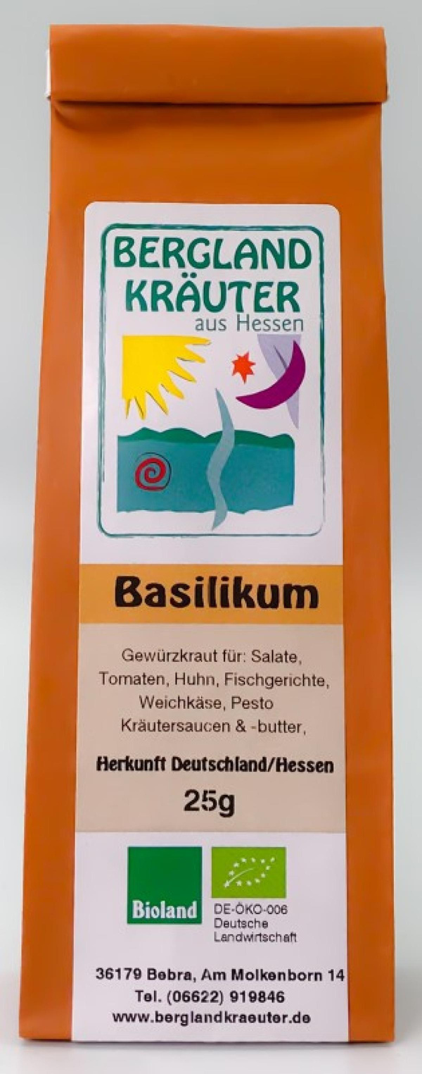 Produktfoto zu Basilikum 25 g