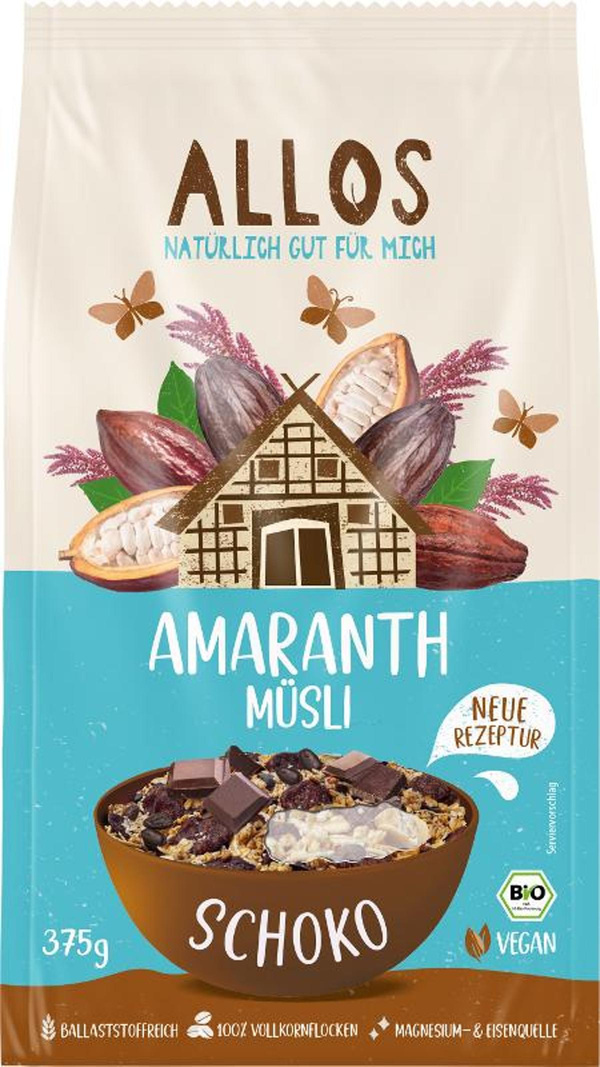 Produktfoto zu Amaranth Schoko Müsli