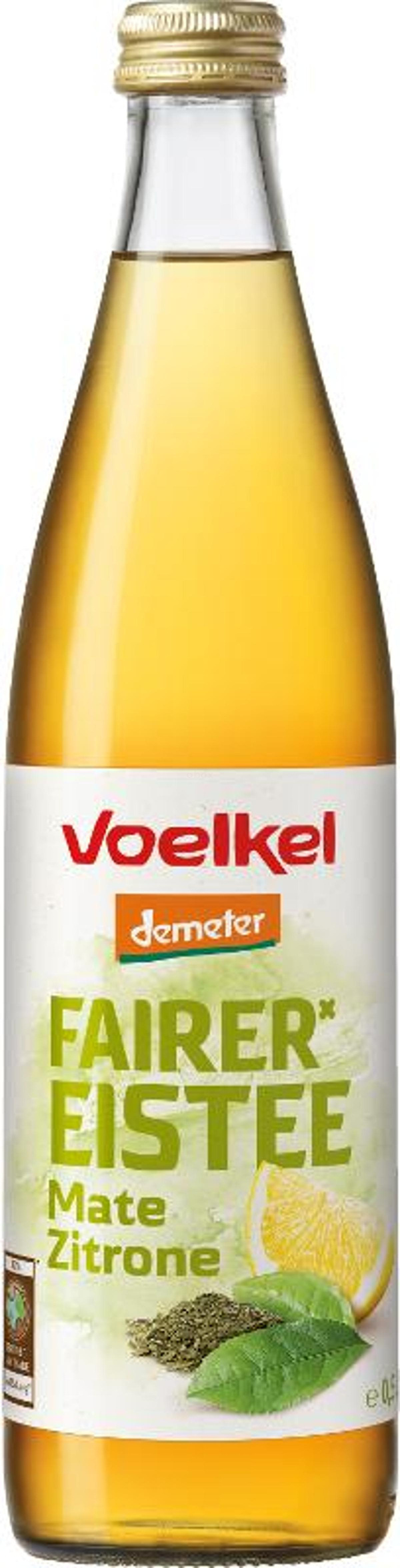 Produktfoto zu Eistee mit Mate und Zitrone