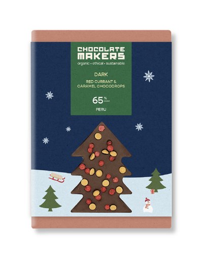 Produktfoto zu Merry Chocolate Peru Puur 60% mit Roten Joh.beeren  und Mandeln