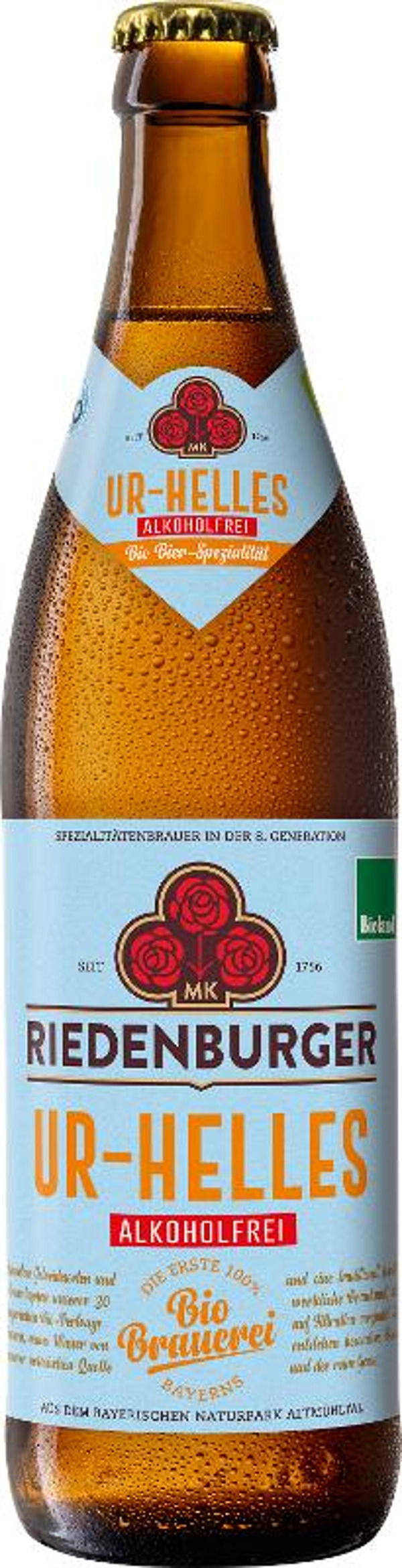 Produktfoto zu Riedenburger Helles alkfrei