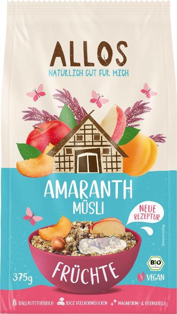 Produktfoto zu Amaranth Früchte Müsli