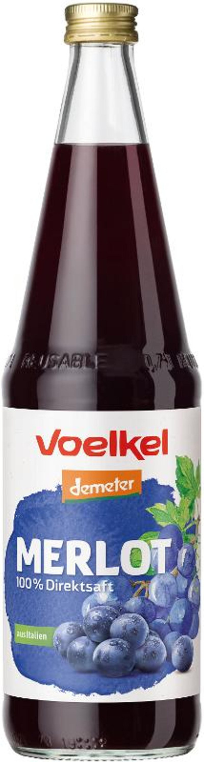 Produktfoto zu Traubensaft rot Merlot 0,7 l