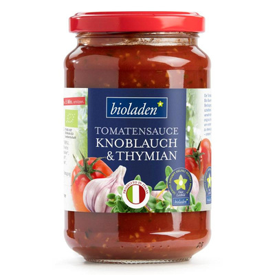 Produktfoto zu b*Tomatensauce Knoblauch Thymi