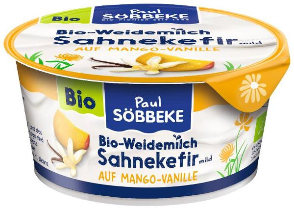 Produktfoto zu Sahne Kefir Mango Vanille