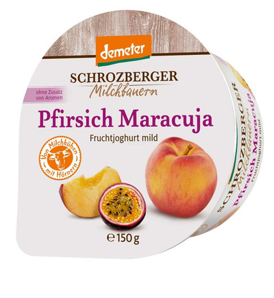 Produktfoto zu Joghurt Pfirsich-Maracuja
