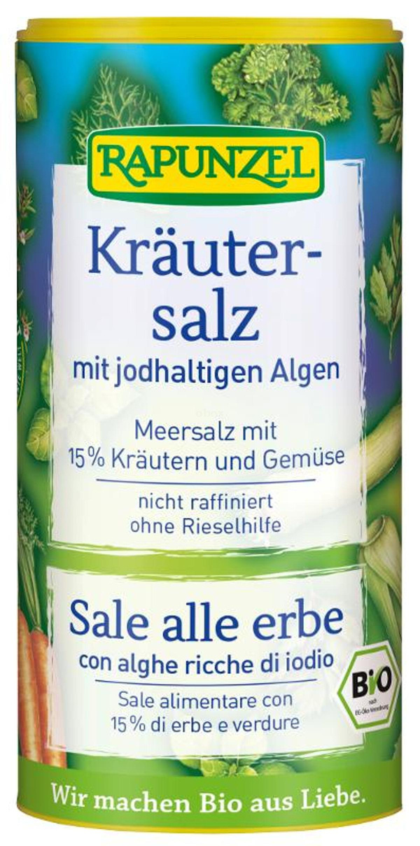 Produktfoto zu Kräutersalz mit Jod 125 g