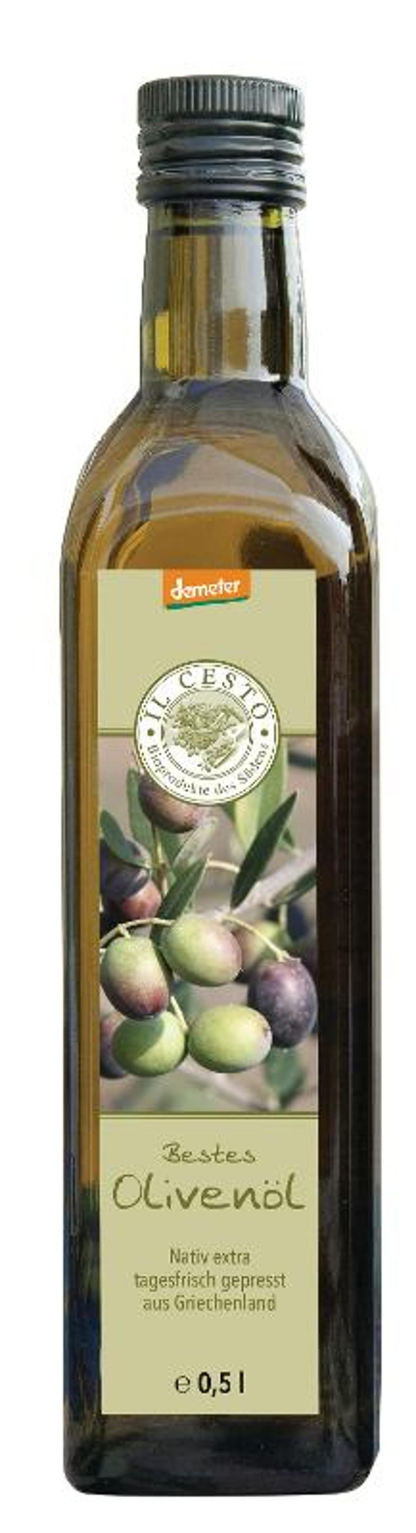 Produktfoto zu Olivenöl Demeter nativ extra