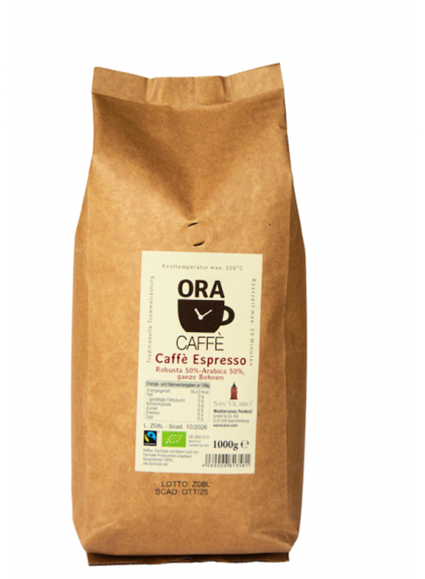 Produktfoto zu ORA Caffè FAIR TRADE Espressor