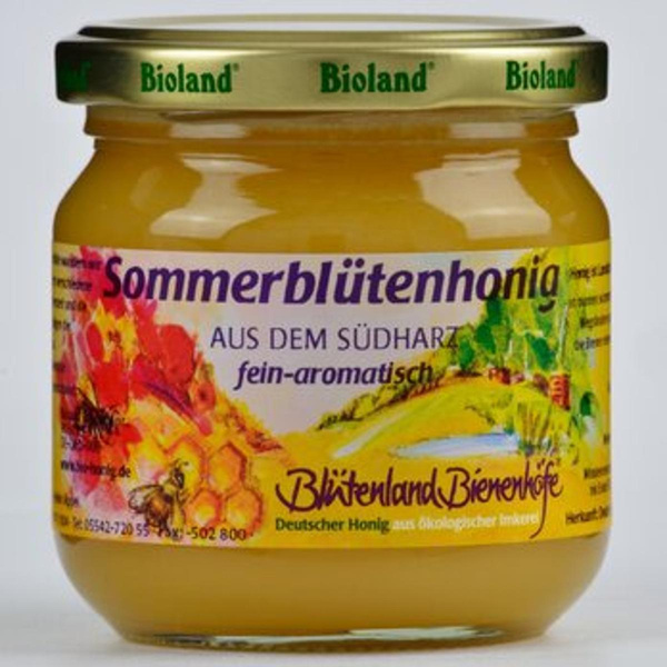 Produktfoto zu Sommerblütenhonig 250 g