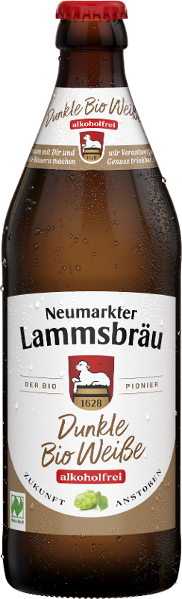 Produktfoto zu Lammsbräu Dunkle Weiße alkfrei