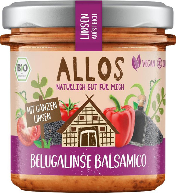 Produktfoto zu Linsen Aufstrich Belugalinse