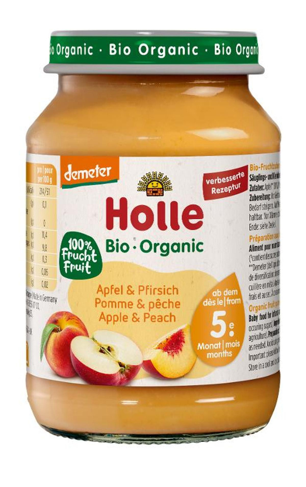 Produktfoto zu Apfel + Pfirsich