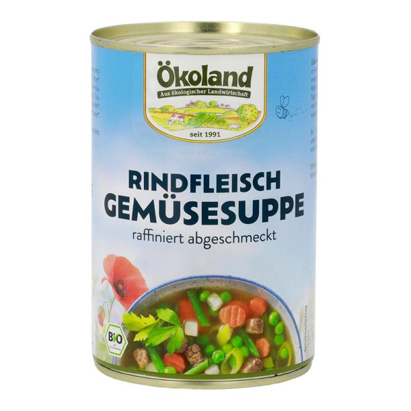 Produktfoto zu Suppe Gemüse mit Rindfleisch