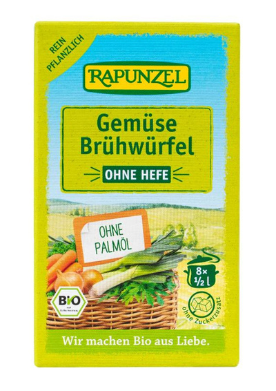 Produktfoto zu Brühwürfel Gemüse ohne Hefe