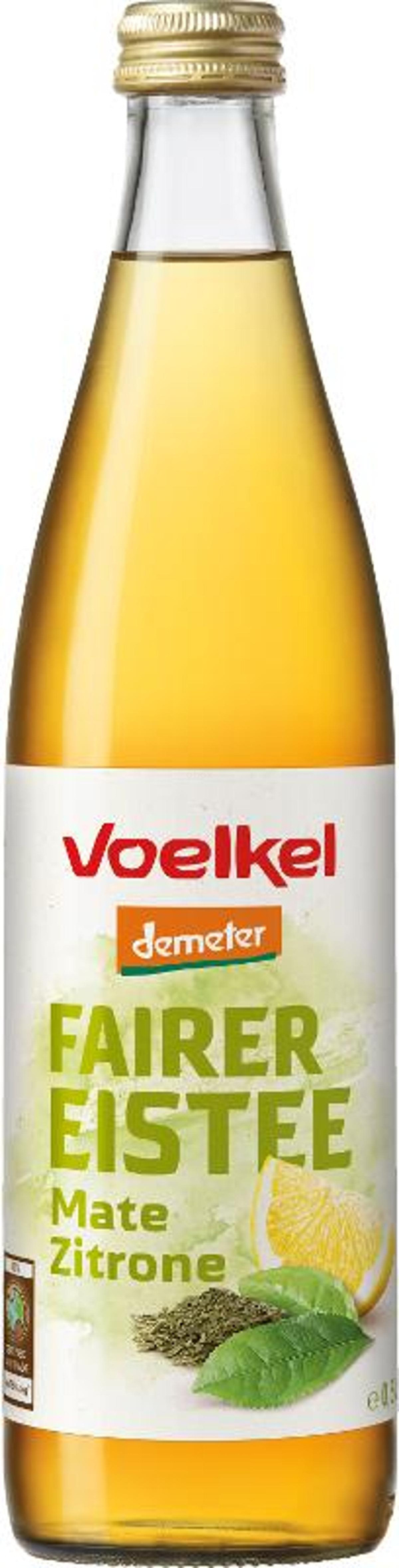 Produktfoto zu Eistee mit Mate und Zitrone
