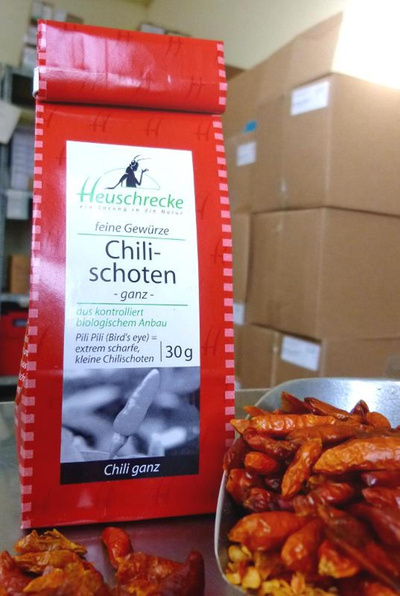 Produktfoto zu Chili ganz 30 g