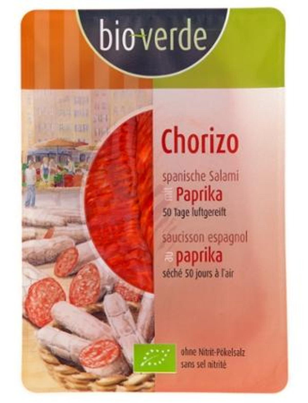 Produktfoto zu Chorizo Paprika Salami Scheibe