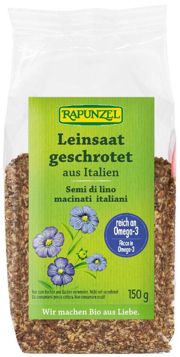 Produktfoto zu Leinsaat geschrotet